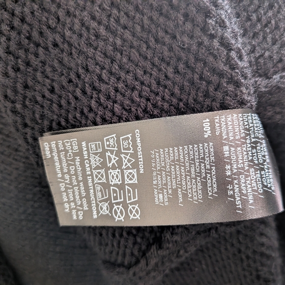 Killstar Black Textured Knit Cardigan - Picture 4 of 4